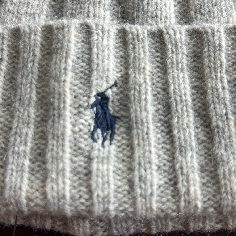 Polo Ralph Lauren Men's Signature Merino Cuffed Beanie - Picture 4 of 9